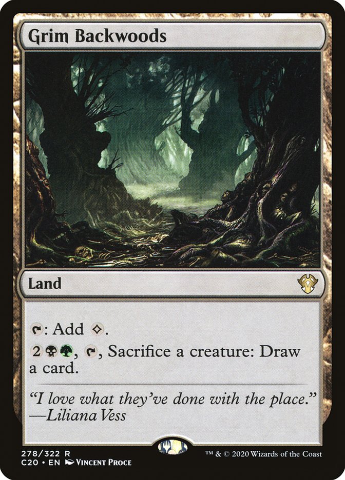 Grim Backwoods [Commander 2020] | GnG Games