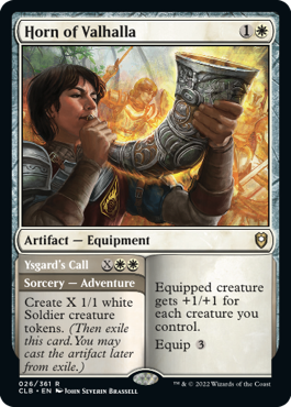 Horn of Valhalla // Ysgard's Call [Commander Legends: Battle for Baldur's Gate] | GnG Games