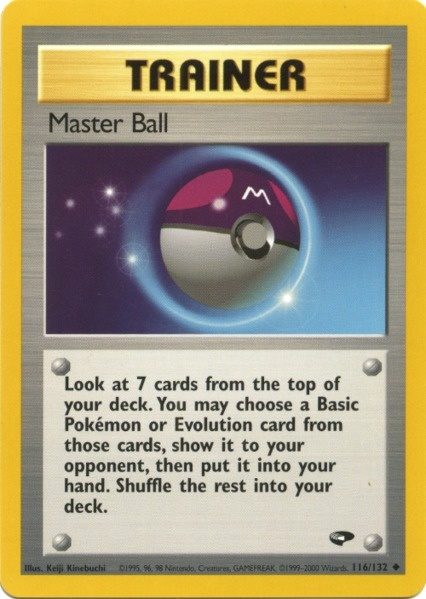 Master Ball (116/132) [Gym Challenge Unlimited] | GnG Games