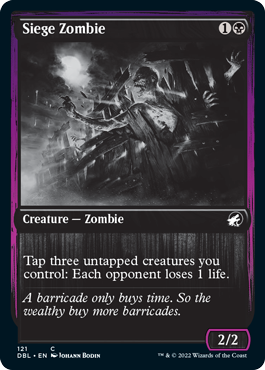 Siege Zombie [Innistrad: Double Feature] | GnG Games