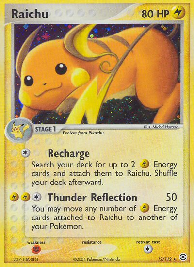 Raichu (12/112) [EX: FireRed & LeafGreen] | GnG Games