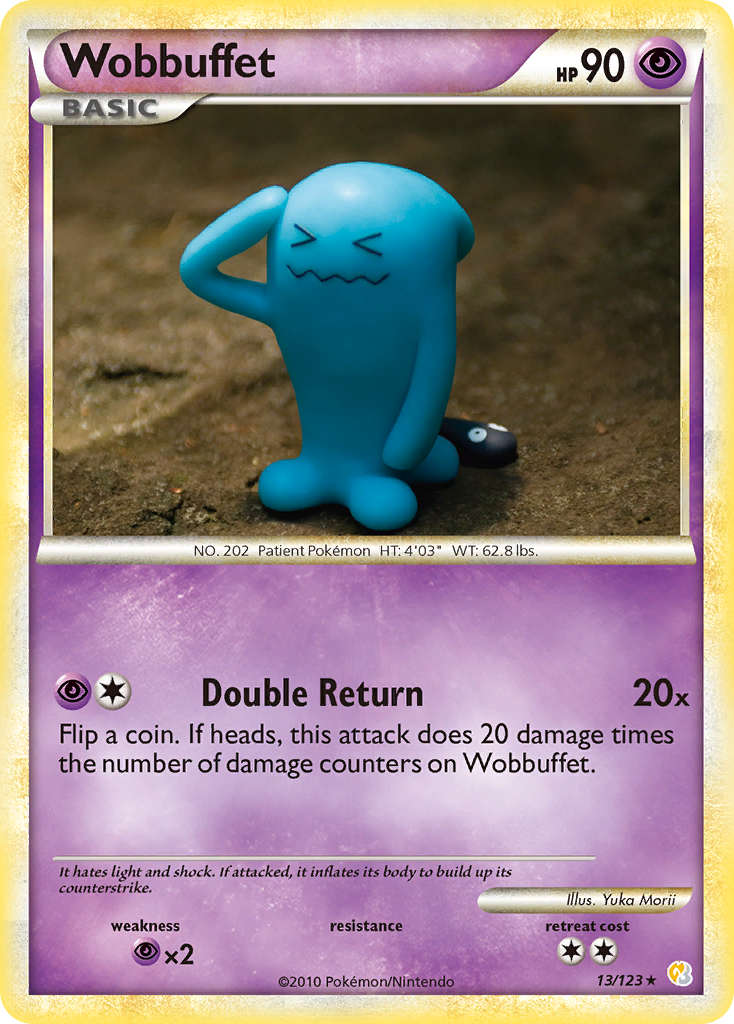 Wobbuffet (13/123) [HeartGold & SoulSilver: Base Set] | GnG Games