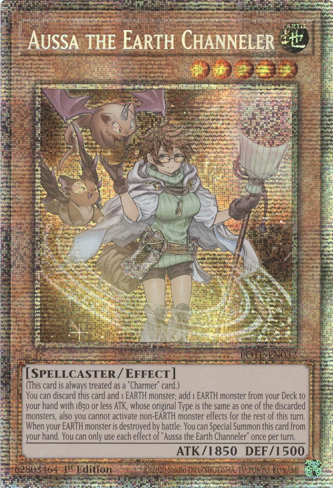 Aussa the Earth Channeler [POTE-EN032] Starlight Rare | GnG Games