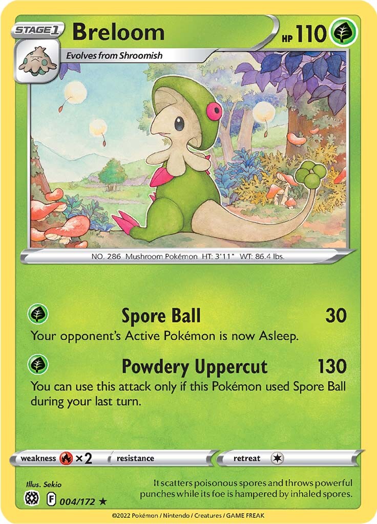 Breloom (004/172) [Sword & Shield: Brilliant Stars] | GnG Games