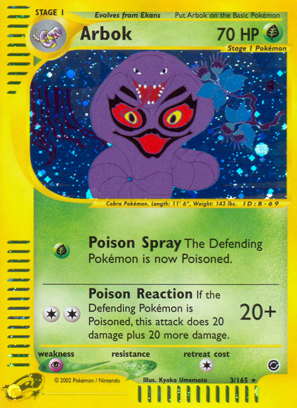 Arbok (3/165) [Expedition: Base Set] | GnG Games