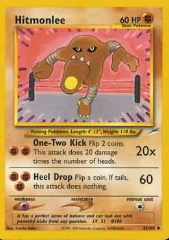 Hitmonlee (42/105) [Neo Destiny Unlimited] | GnG Games