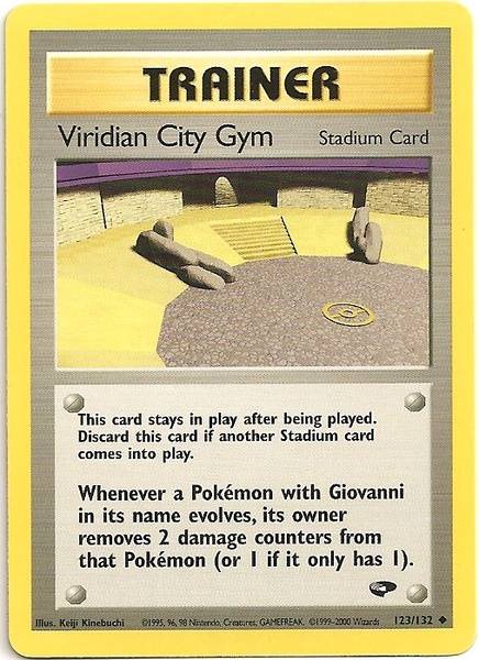 Viridian City Gym (123/132) [Gym Challenge Unlimited] | GnG Games