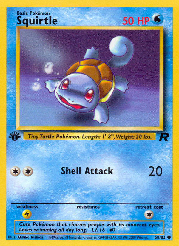 Squirtle (68/82) [Team Rocket 1st Edition] | GnG Games