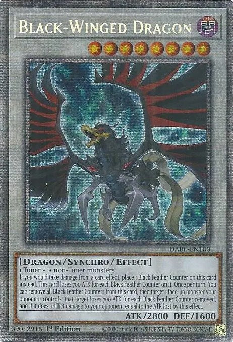 Black-Winged Dragon [DABL-EN100] Starlight Rare | GnG Games