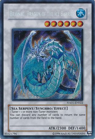 Brionac, Dragon of the Ice Barrier [HA01-EN022] Secret Rare | GnG Games