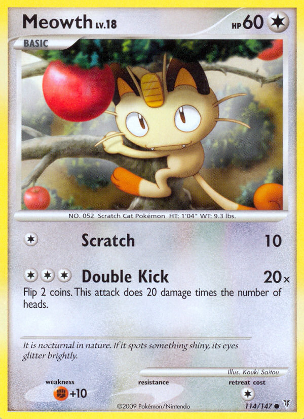 Meowth (114/147) [Platinum: Supreme Victors] | GnG Games