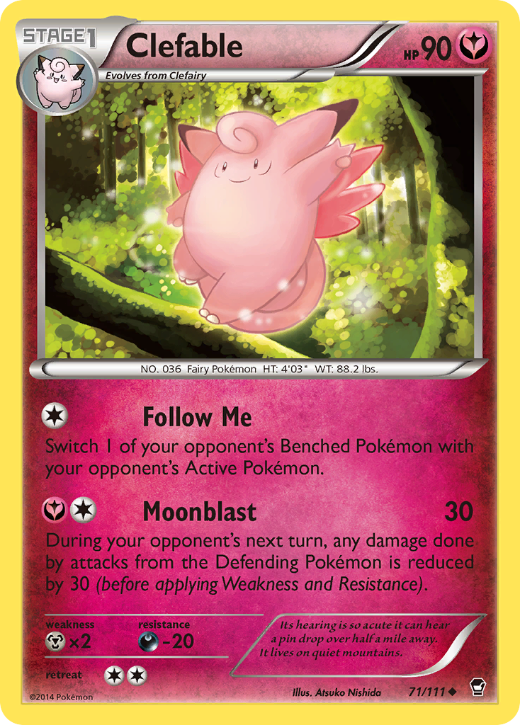 Clefable (71/111) [XY: Furious Fists] | GnG Games