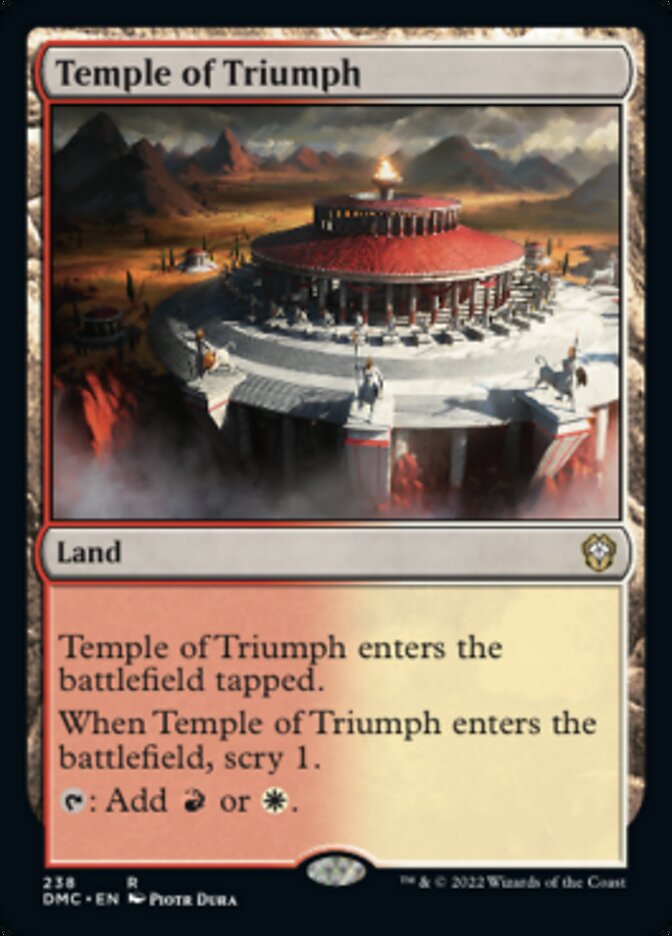 Temple of Triumph [Dominaria United Commander] | GnG Games