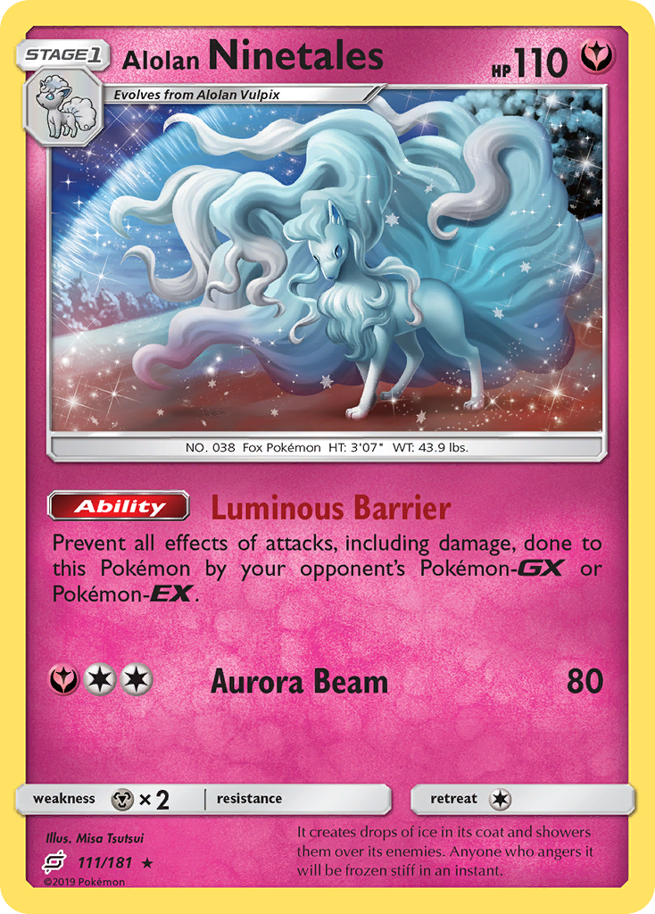 Alolan Ninetales (111/181) [Sun & Moon: Team Up] | GnG Games