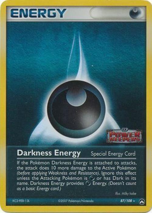 Darkness Energy (87/108) (Stamped) [EX: Power Keepers] | GnG Games