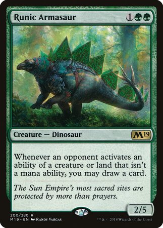 Runic Armasaur [Core Set 2019] | GnG Games