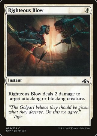 Righteous Blow [Guilds of Ravnica] | GnG Games