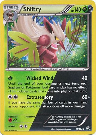 Shiftry (11/114) (Cosmos Holo) [XY: Steam Siege] | GnG Games