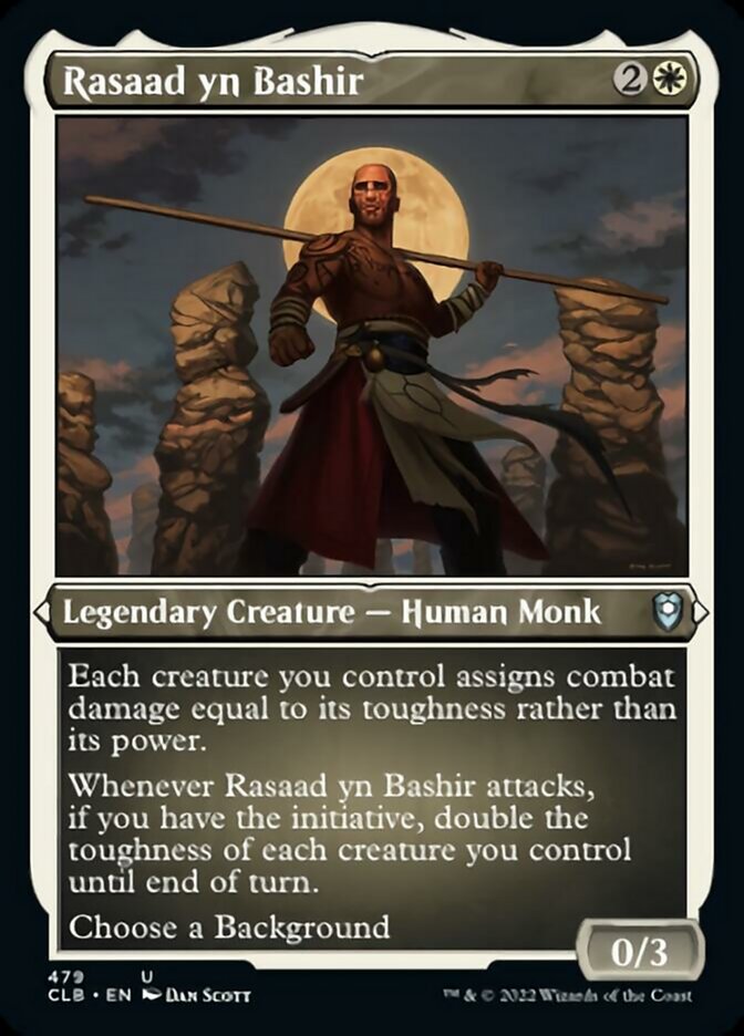 Rasaad yn Bashir (Foil Etched) [Commander Legends: Battle for Baldur's Gate] | GnG Games