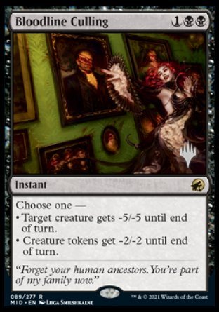 Bloodline Culling (Promo Pack) [Innistrad: Midnight Hunt Promos] | GnG Games