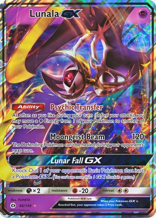 Lunala GX (66/149) (Jumbo Card) [Sun & Moon: Base Set] | GnG Games