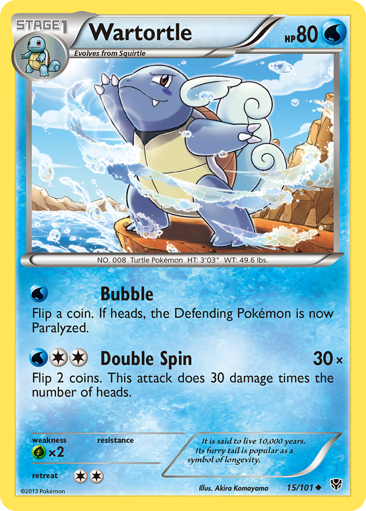 Wartortle (15/101) [Black & White: Plasma Blast] | GnG Games