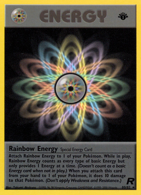 Rainbow Energy (80/82) [Team Rocket 1st Edition] | GnG Games