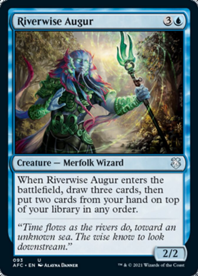 Riverwise Augur [Dungeons & Dragons: Adventures in the Forgotten Realms Commander] | GnG Games
