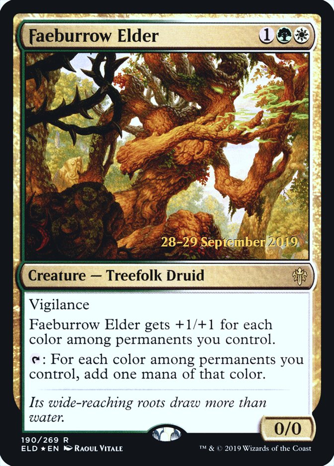 Faeburrow Elder  [Throne of Eldraine Prerelease Promos] | GnG Games