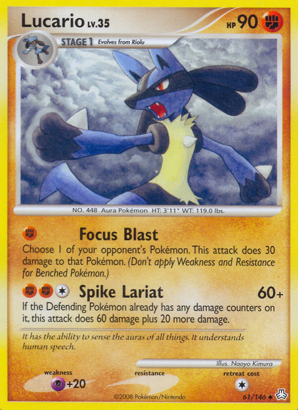 Lucario (61/146) [Diamond & Pearl: Legends Awakened] | GnG Games