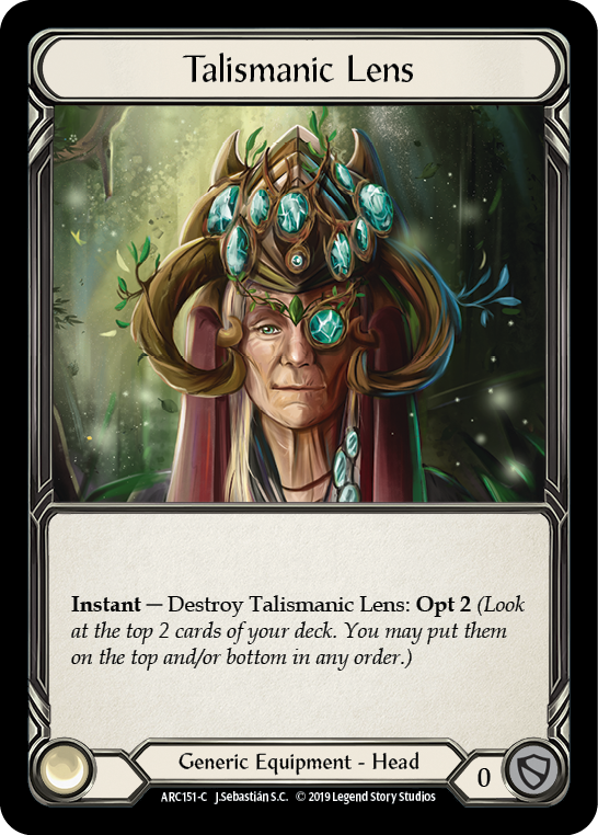 Talismanic Lens [ARC151-C] 1st Edition Normal | GnG Games