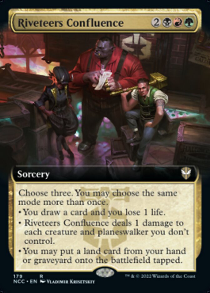 Riveteers Confluence (Extended Art) [Streets of New Capenna Commander] | GnG Games