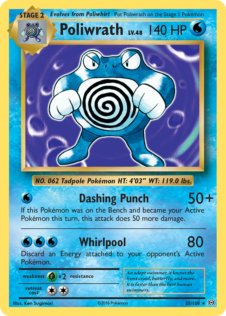 Poliwrath (25/108) [XY: Evolutions] | GnG Games
