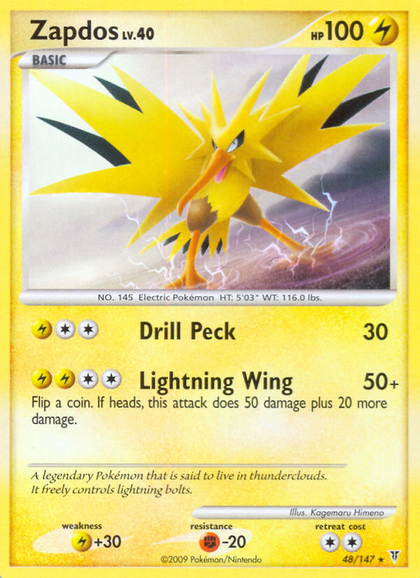 Zapdos (48/147) [Platinum: Supreme Victors] | GnG Games