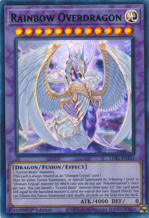 Rainbow Overdragon (Green) [LDS1-EN101] Ultra Rare | GnG Games