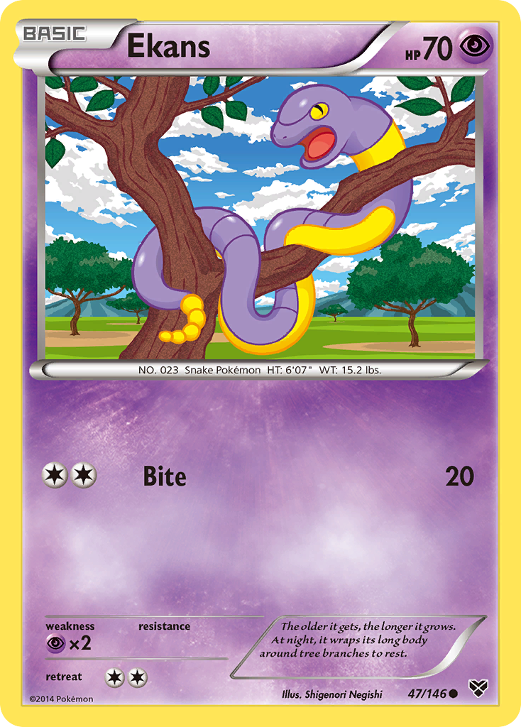 Ekans (47/146) [XY: Base Set] | GnG Games