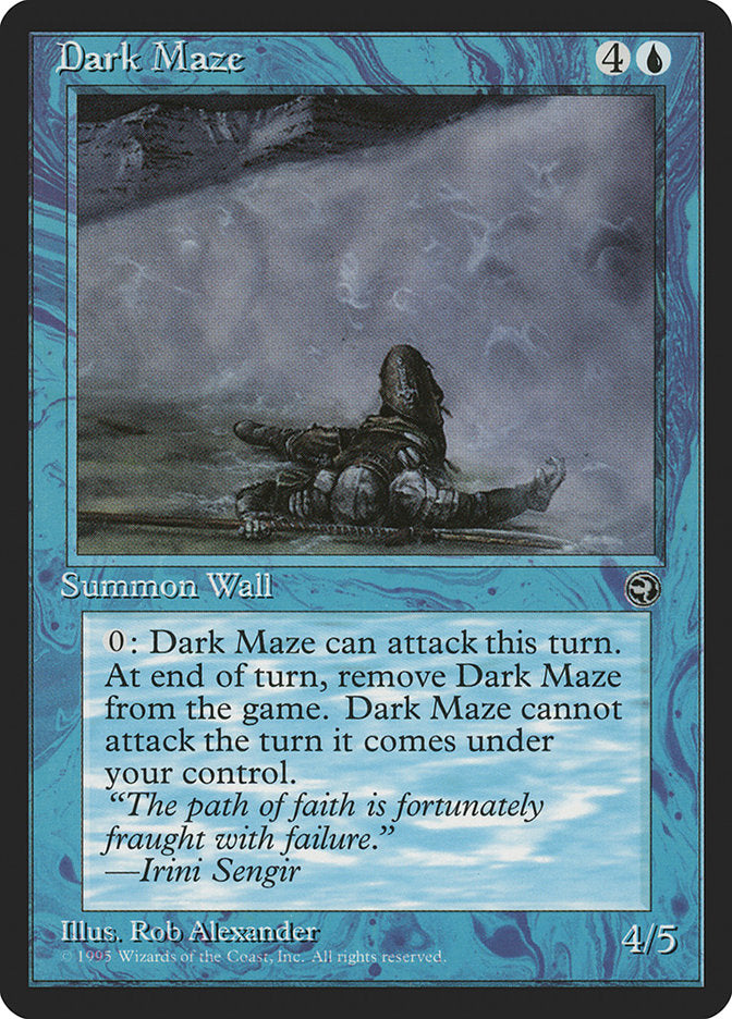 Dark Maze (Irini Sengir Flavor Text) [Homelands] | GnG Games