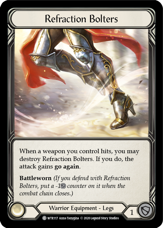 Refraction Bolters [U-WTR117] (Welcome to Rathe Unlimited)  Unlimited Rainbow Foil | GnG Games