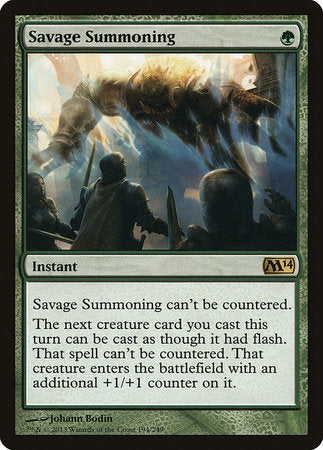 Savage Summoning [Magic 2014] | GnG Games