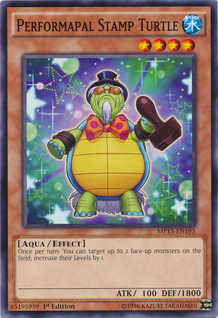 Performapal Stamp Turtle [MP15-EN195] Common | GnG Games