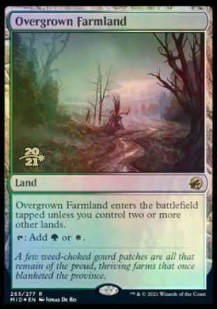 Overgrown Farmland [Innistrad: Midnight Hunt Prerelease Promos] | GnG Games