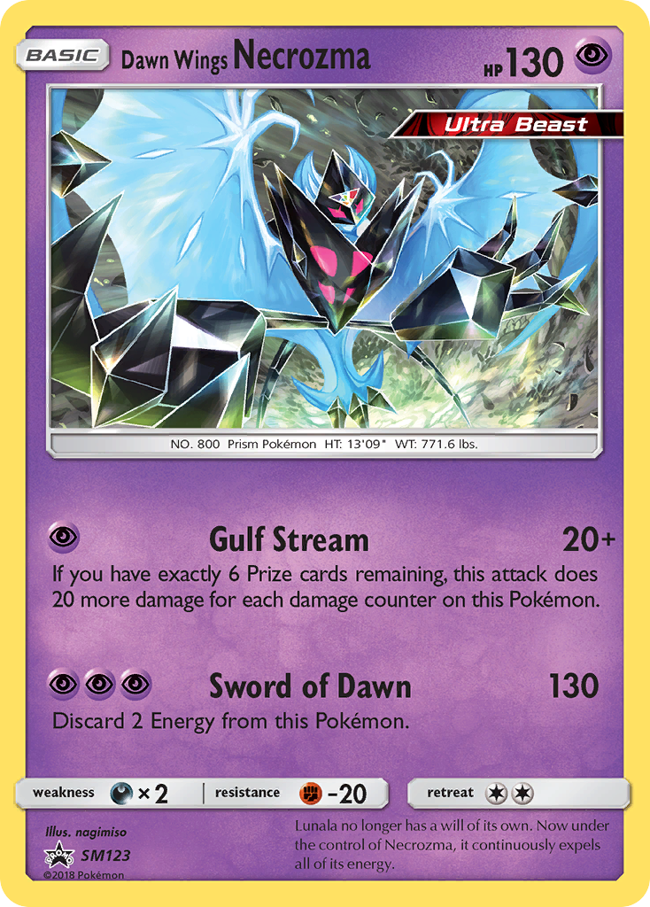 Dawn Wings Necrozma (SM123) [Sun & Moon: Black Star Promos] | GnG Games