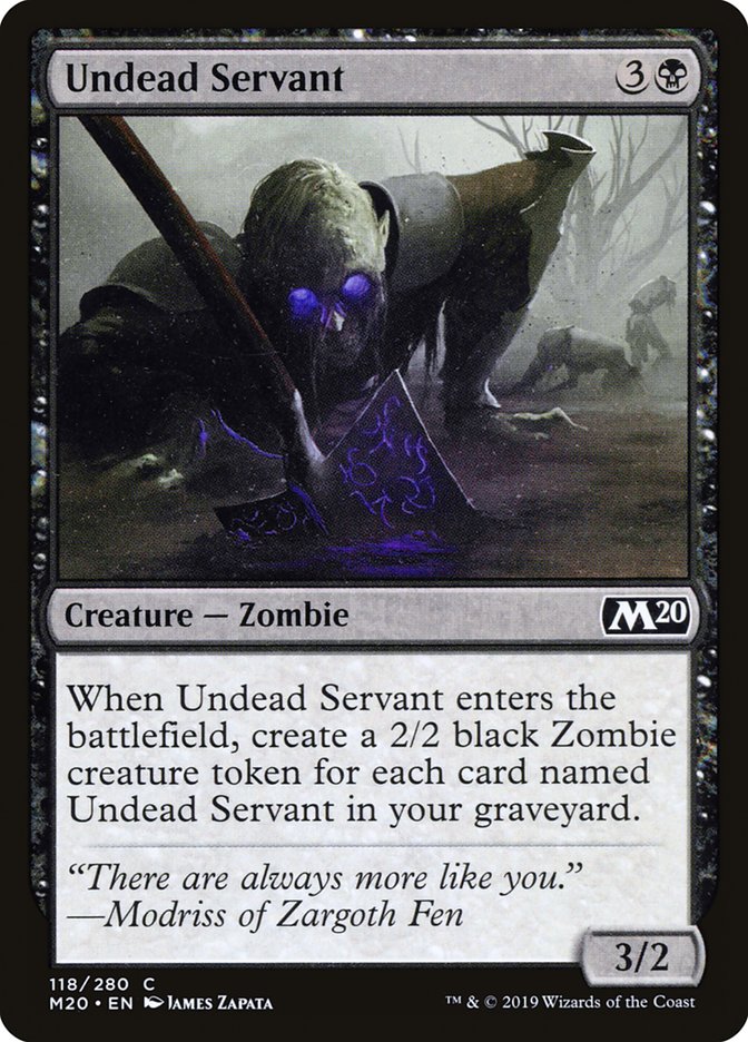 Undead Servant [Core Set 2020] | GnG Games