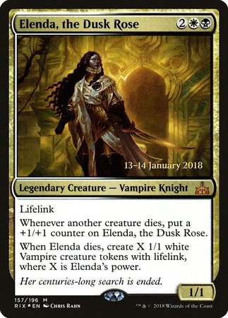 Elenda, the Dusk Rose [Rivals of Ixalan Promos] | GnG Games