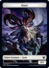 Goat // Satyr Double-sided Token [Theros Beyond Death Tokens] | GnG Games