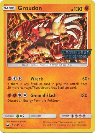 Groudon (81/168) (Cosmos Holo Gamestop Promo) [Sun & Moon: Celestial Storm] | GnG Games