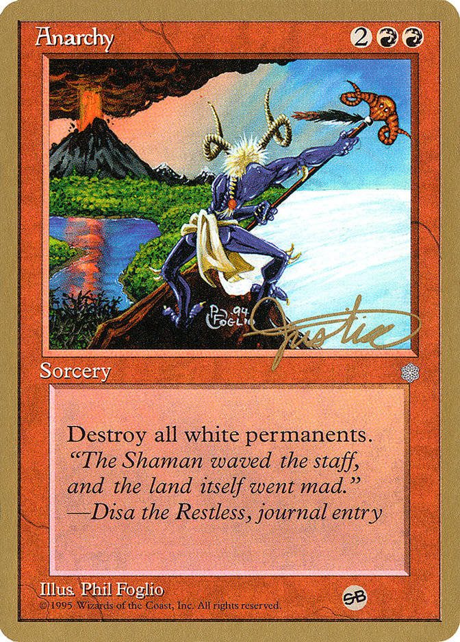 Anarchy (Mark Justice) (SB) [Pro Tour Collector Set] | GnG Games