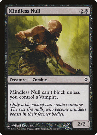 Mindless Null [Zendikar] | GnG Games