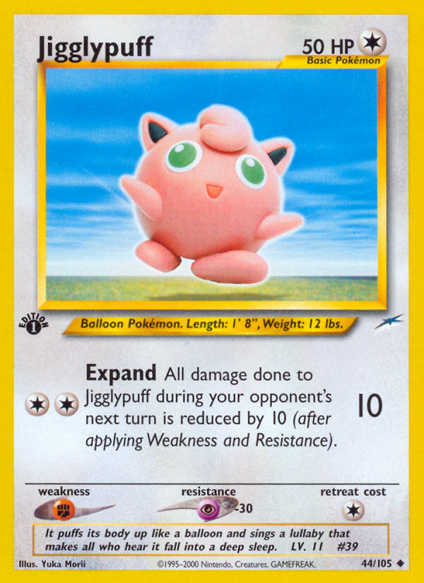 Jigglypuff (44/105) [Neo Destiny 1st Edition] | GnG Games