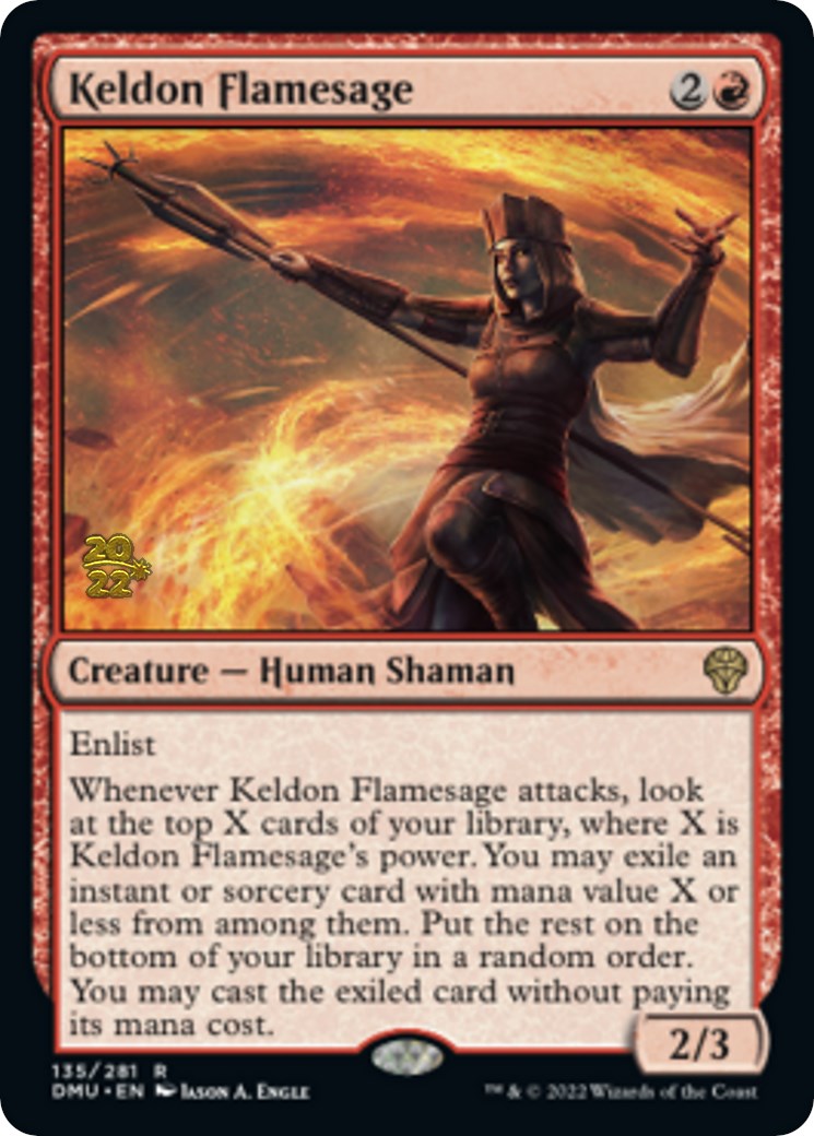 Keldon Flamesage [Dominaria United Prerelease Promos] | GnG Games